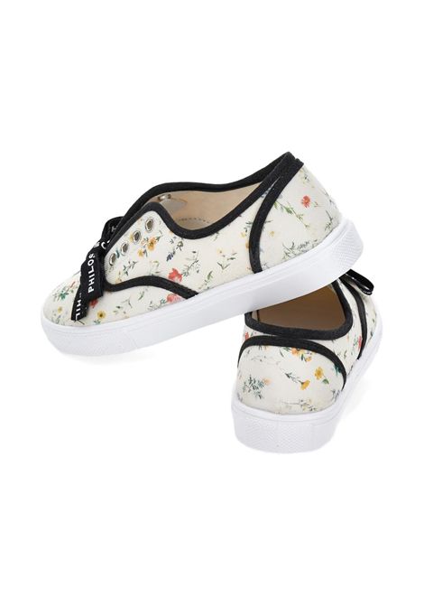 Sneakers con stampa floreale PHILOSOPHY KIDS | I8G006 77130084